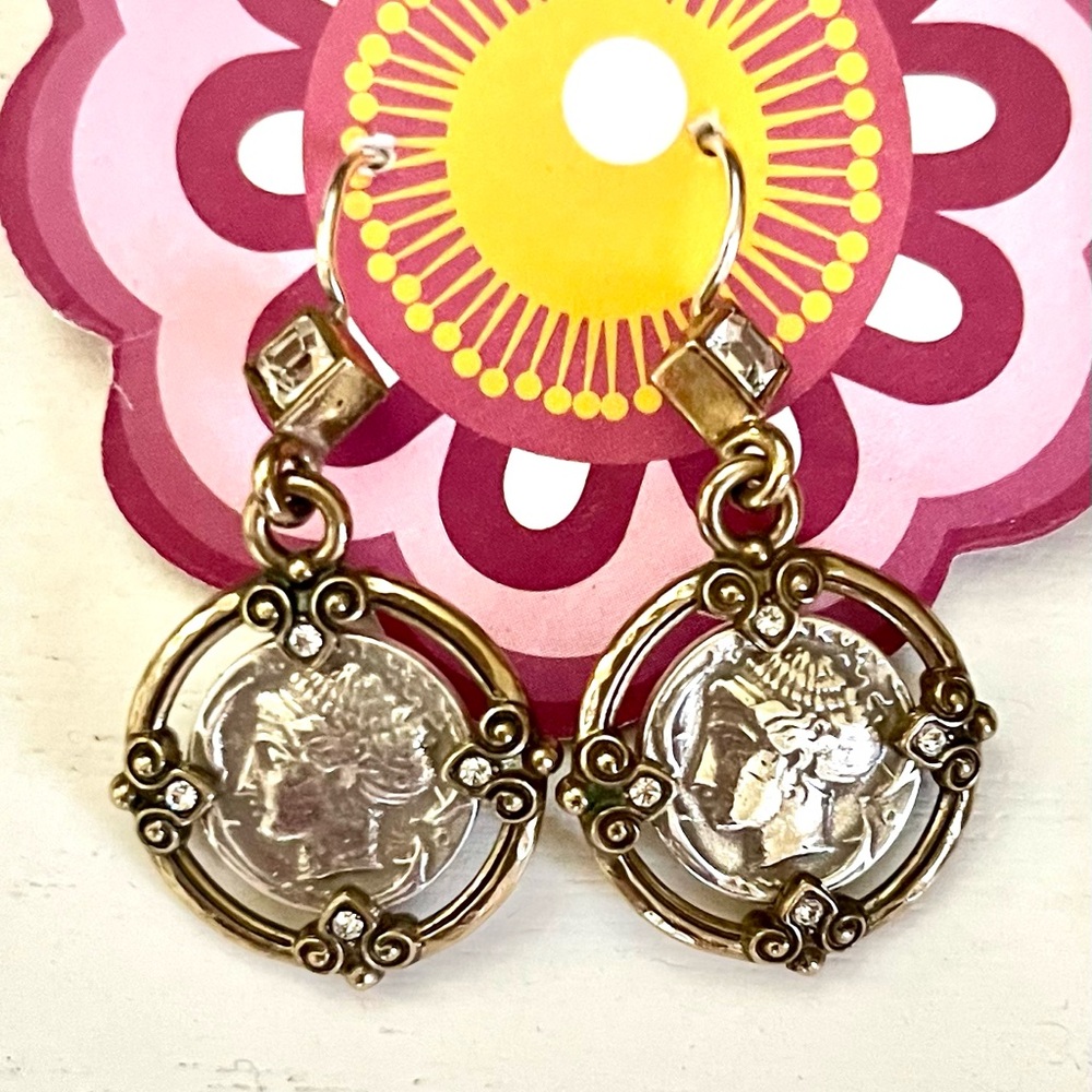 Brighton two toned earrings